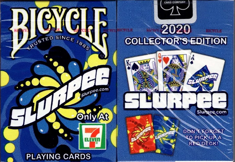 Bicycle rural route-Slurpee Blue 2020 Bicycle Playing Cards