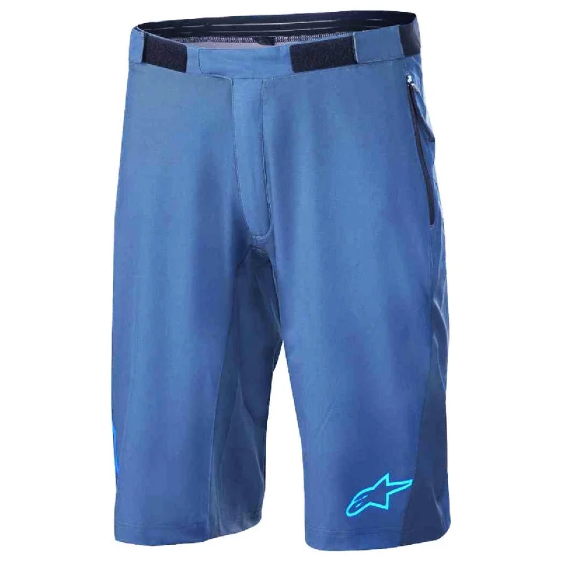 cycling clothing with deep fleece-Pantaloncino Alpinestars Mesa - Blu