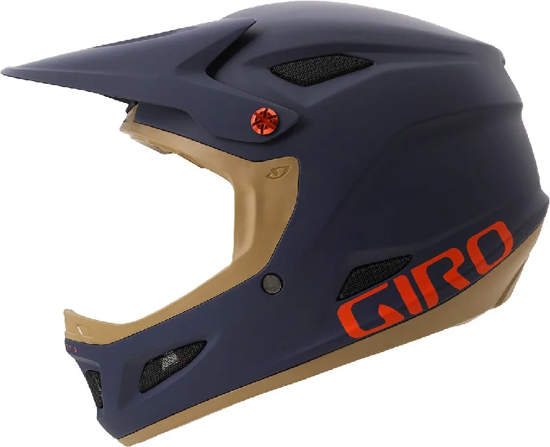 Bicycle helmet plan gear-Giro Cipher Full Face Helmet - Matt Navy