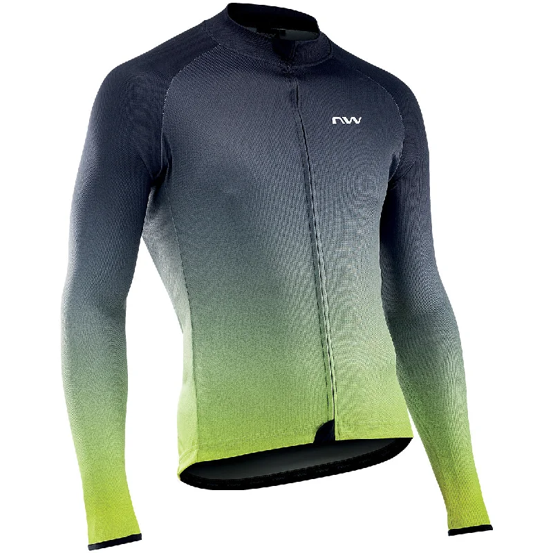 cycling clothing for race launches-Maglia maniche lunghe Northwave Blade 3 - Giallo