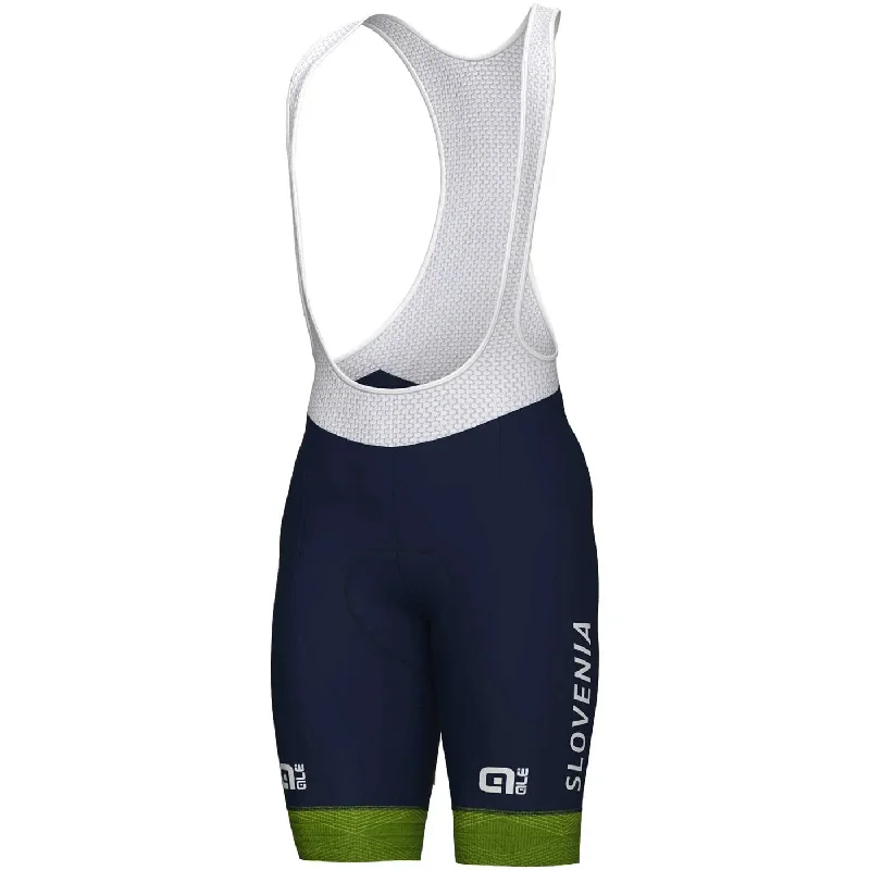 cycling clothing with high edges-Salopette Ale Nazionale Slovenia 2024