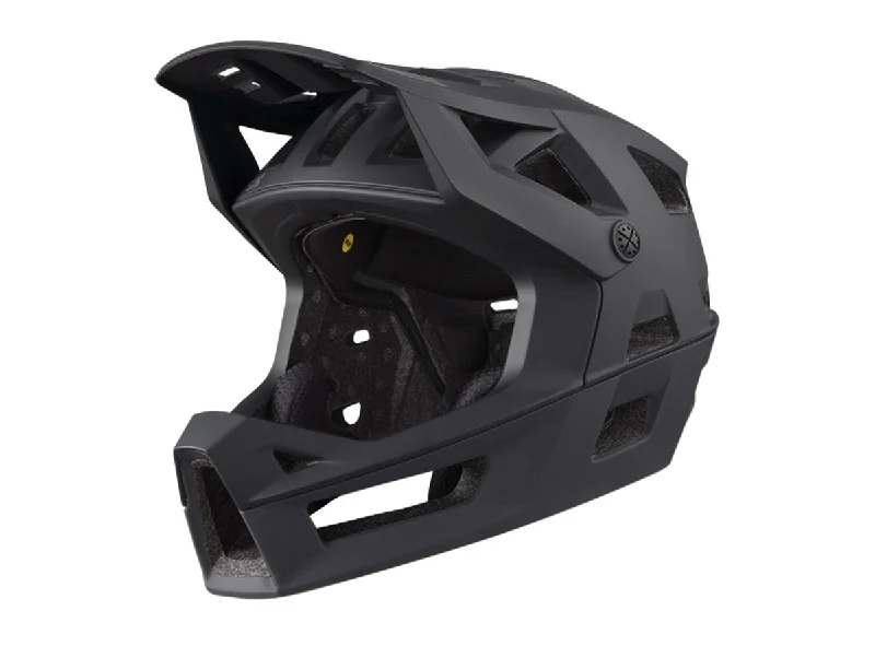 Bicycle helmet recovery aid-iXS Trigger MIPS Full Face Helmet - Black