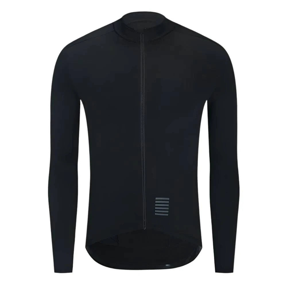 recycled cycling clothing choices-Winter Cycling Jersey Men Thermal Fleece MTB Bicycle Clothing Long Sleeve Warm Road Tops Bike Cycling Jersey For 5-15℃