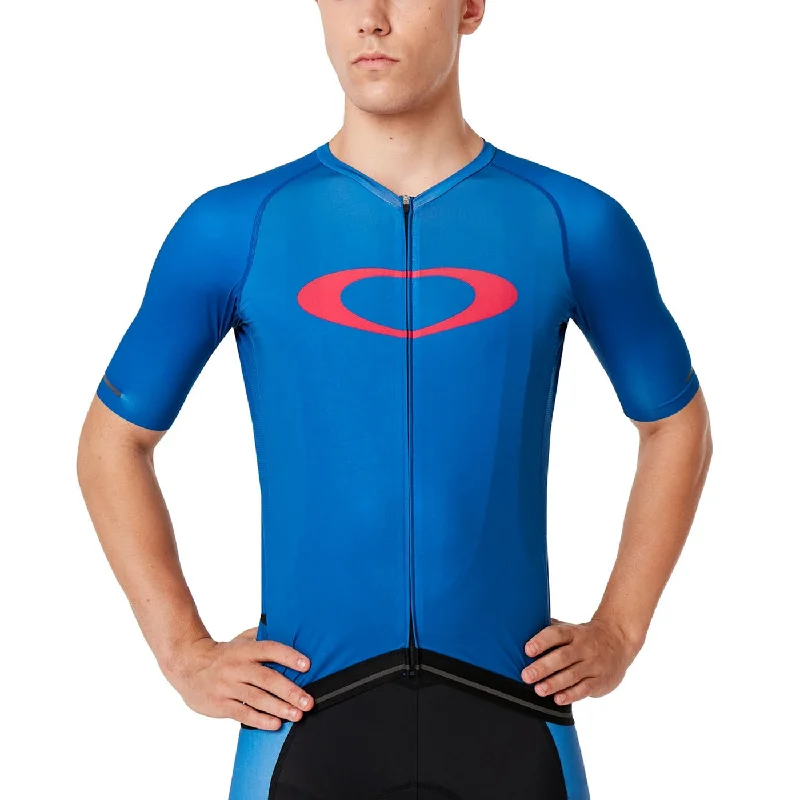 cycling clothing for easy spins-Maglia Oakley Icon - Blu