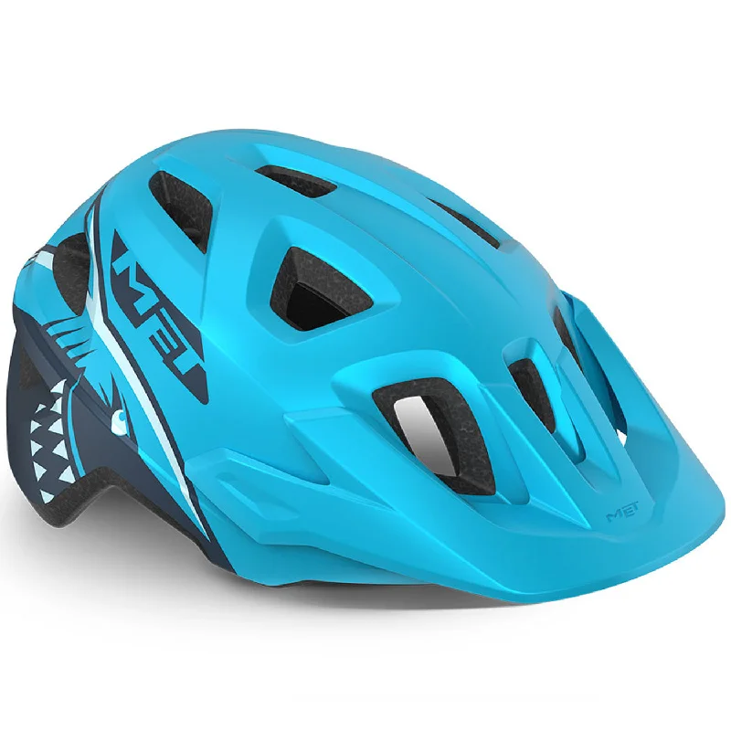 Bicycle helmet age range-Casco Met Eldar - Blu