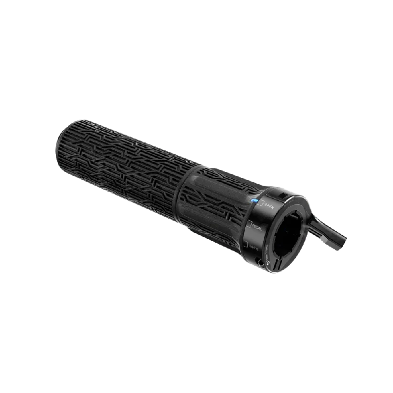 dual-density grooved bike grips-RockShox TwistLoc Ultimate Full Sprint Grip - 2 Position