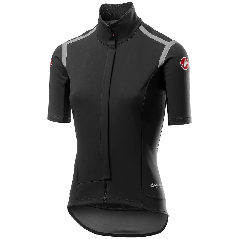 cycling clothing with arm warmers-Maglia donna Castelli Gabba RoS - Nero