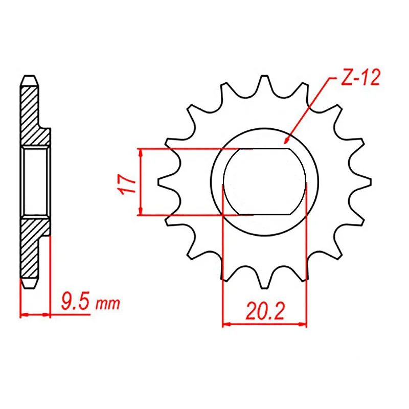 Neon-lined bike jacket-MTX KTM 50 (KT3) Steel Front Sprocket #415 (11T) (10-KT3-11)