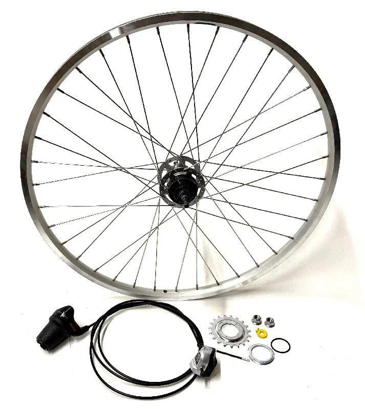 Electric bike motor lightweight housing-Shimano Nexus Inter3 3 Speed Hub SG-3R40 36h 26" Alloy 120mm Rear Wheel+ Shifter