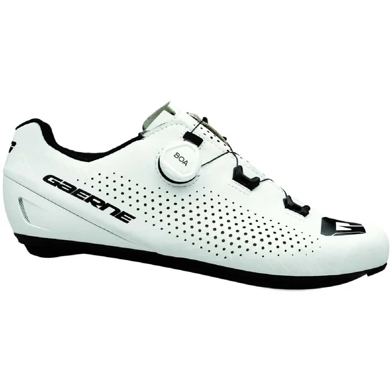 cycling clothing with light spins-Scarpe Gaerne Carbon Tuono - Bianco