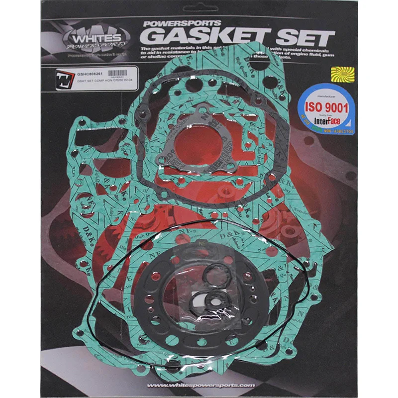 Whites Complete Gasket Set Honda CR250 \'02-\'04