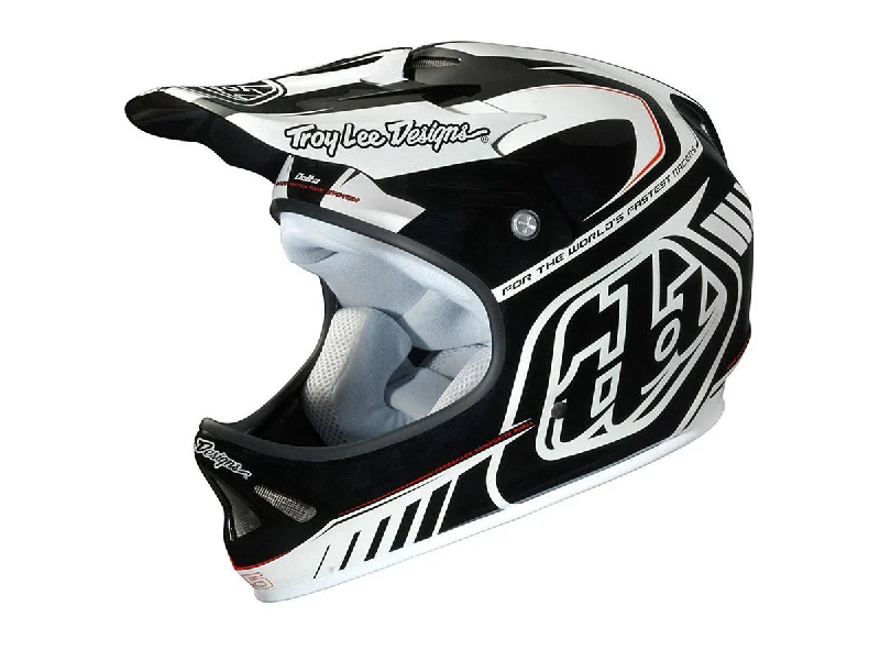 Bicycle helmet savvy choice-Troy Lee Designs D2 Delta Full Face Helmet - White-Black