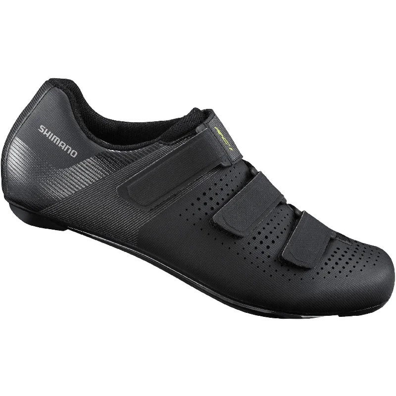 cycling clothing with long cuffs-Shimano RC100 Road Cycling Shoes - Black