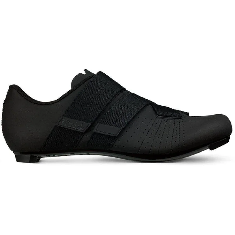 cycling clothing with trendy prints-Fizik R5 Tempo PowerStrap Mens Road Cycling Shoes - Black