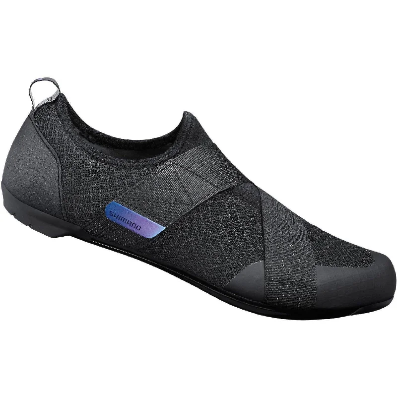 cycling clothing with plush warmth-Shimano IC100 Unisex Indoor Spinning Cycling Shoes - Black