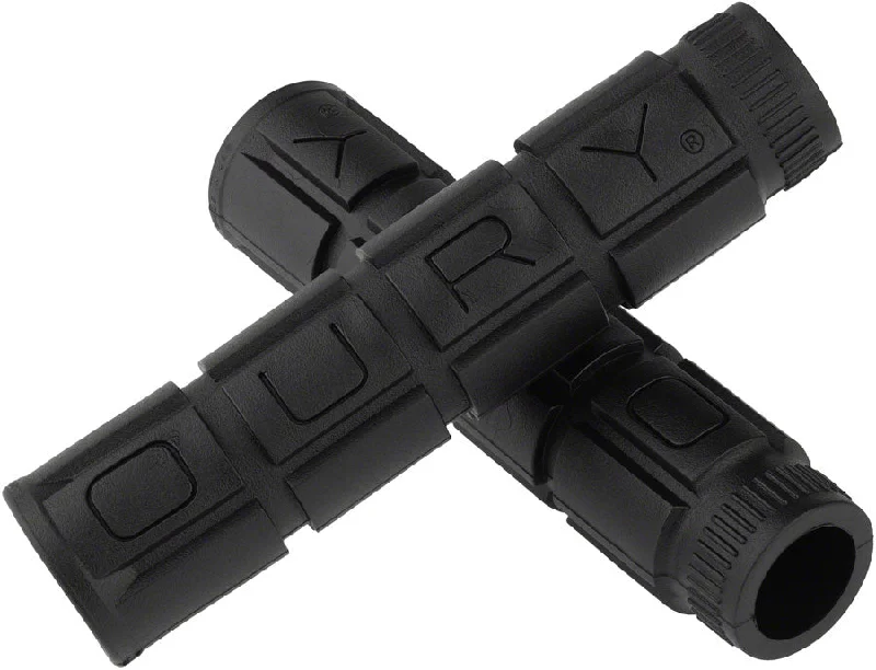 dual-density grooved bike grips-Single Compound V2 Bike Handlebar Grips