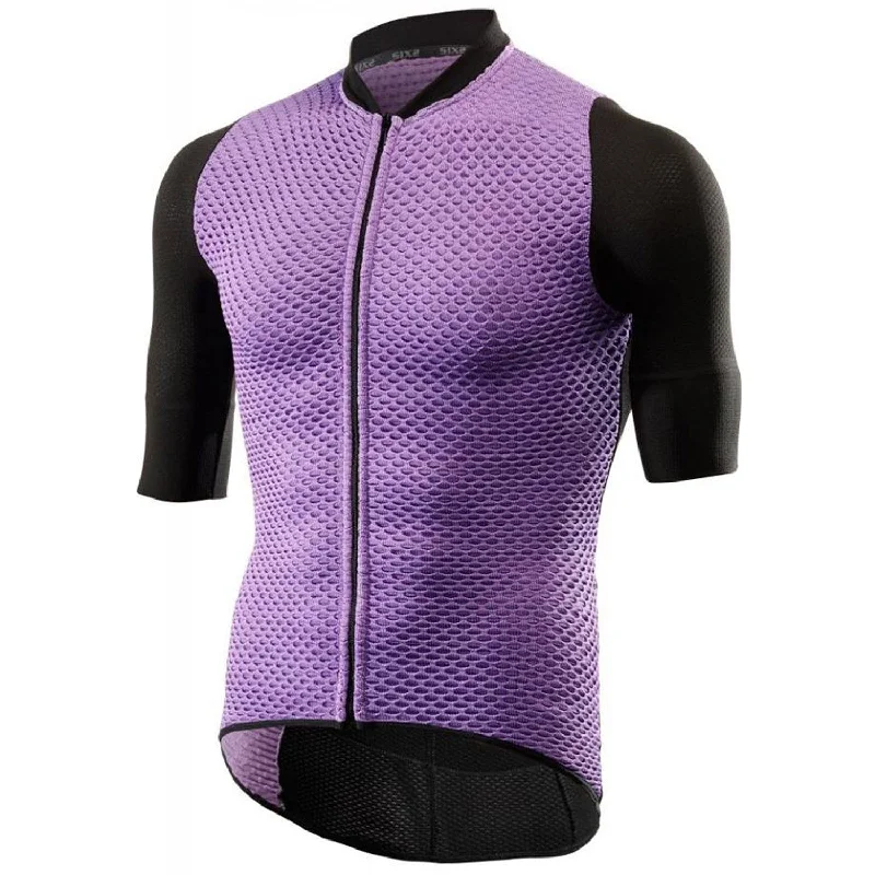 cycling clothing with broad mesh-Maglia SIX2 Hive - Lilla