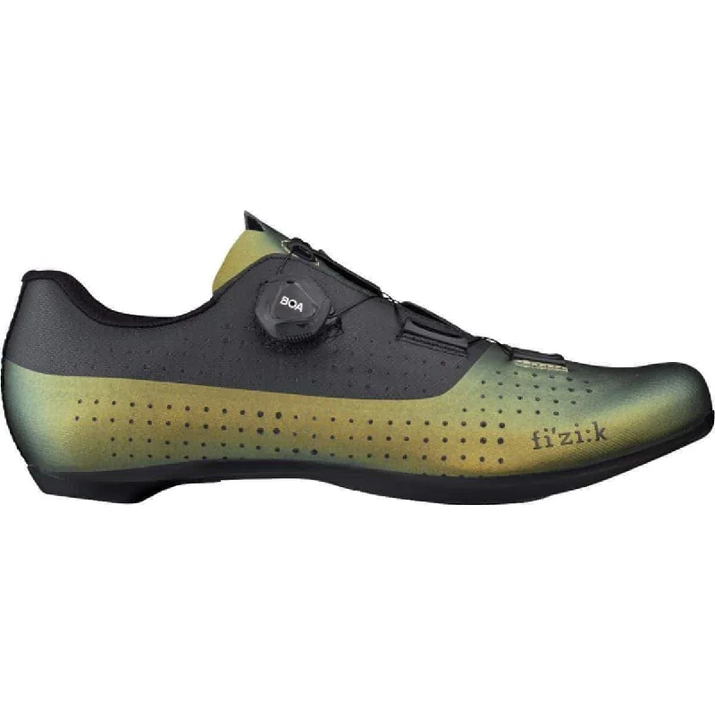 cycling clothing with breeze slits-Fizik R4 Tempo Overcurve Mens Road Cycling Shoes - Green