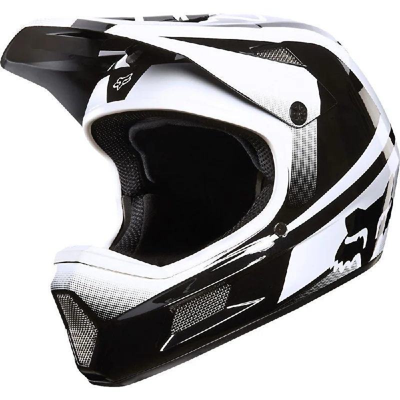 Bicycle helmet eco cycle-Fox Racing Rampage Comp Full Face Helmet - Imperial - Black-White