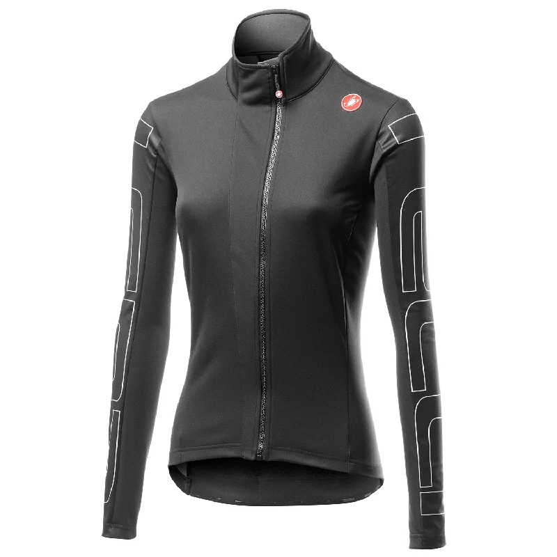 cycling clothing with tough life-Giacca donna Castelli Transition - Nero