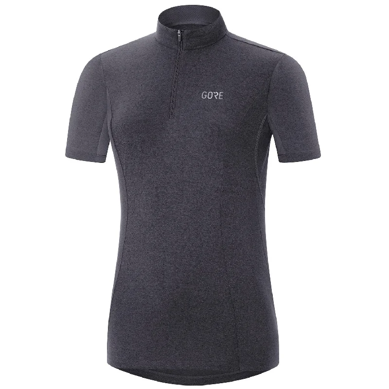 cycling clothing with mild feel-Maglia donna Gore C3 A - Nero