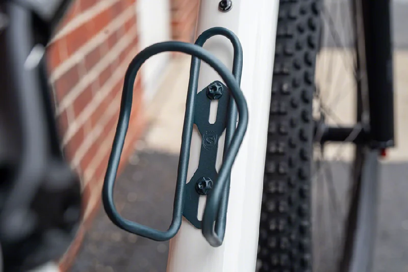 Silca Anodized Titanium Bottle Cage - Midnight Blue