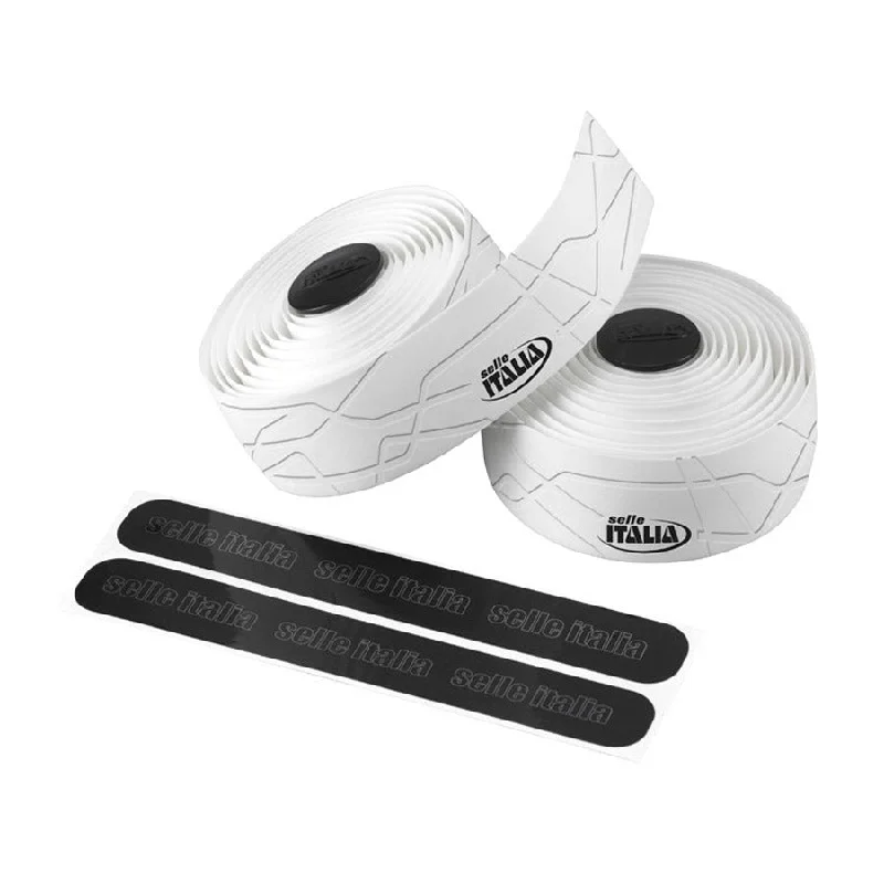 Tough elbow pads-Nastro Manubrio Selle Italia Smooth Granfondo - Bianco