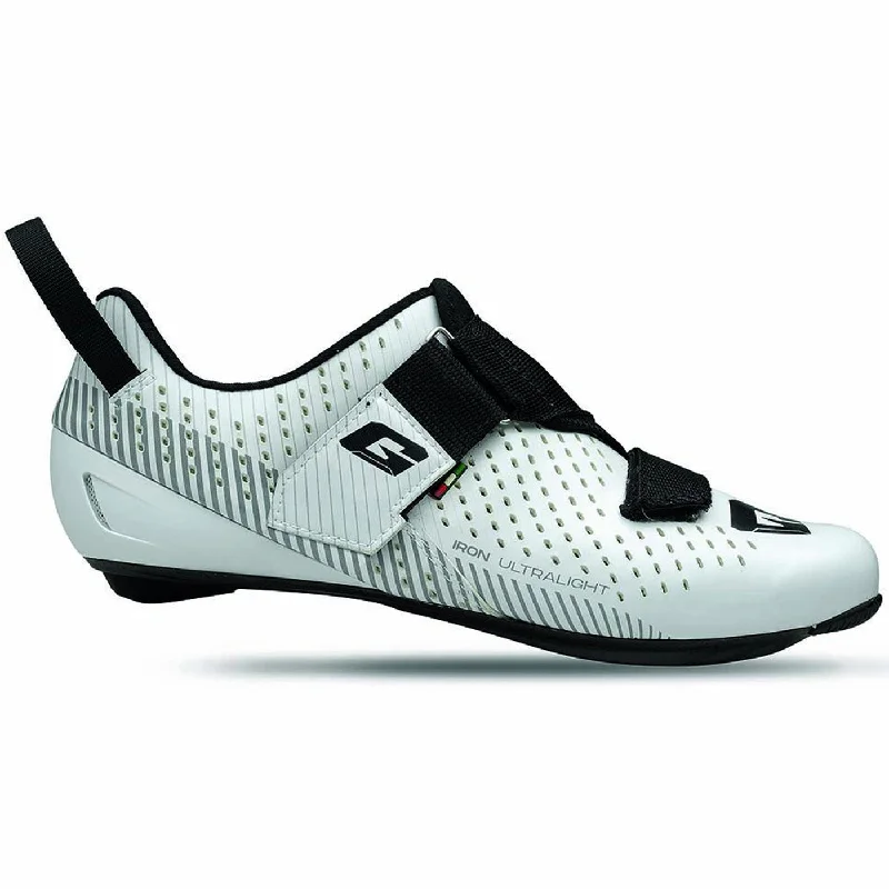 cycling clothing for slim bags-Scarpe Gaerne Carbon Iron - Bianco