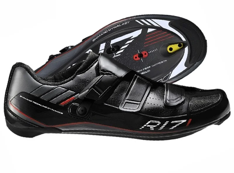 cycling clothing with dusk visibility-Shimano SH-R171 Road Shoe - Black - Blem