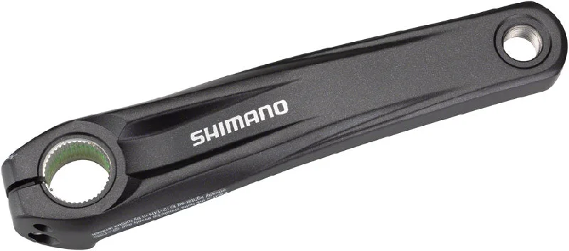 Road bike frame anti-slip protector-Shimano STEPS FC-E8000 Ebike Crank Arm Set - 165mm Black