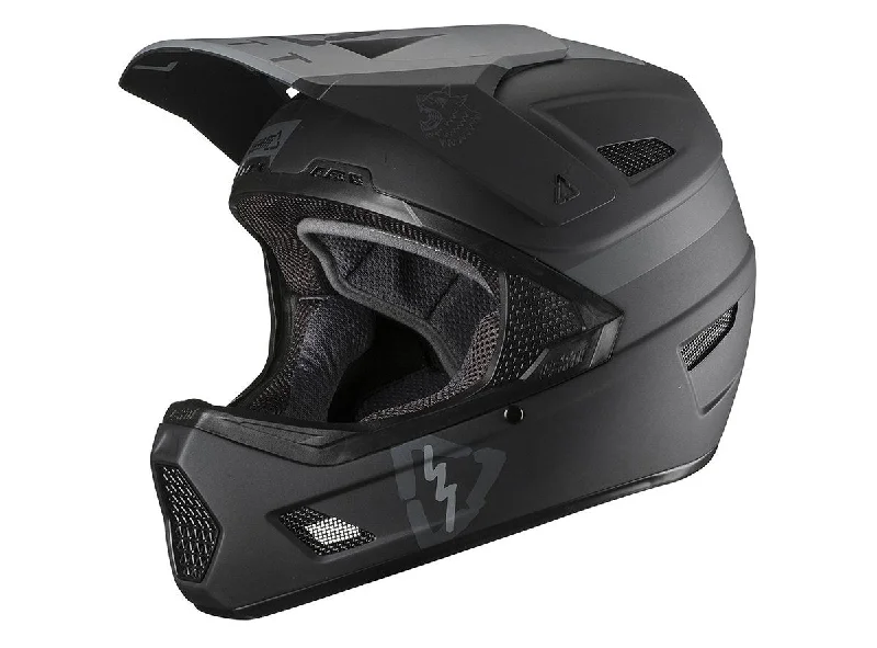 Bicycle helmet sensitive scalp-Leatt DBX 3.0 DH V19.2 Full Face Helmet - Black