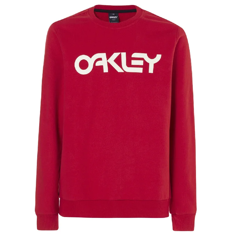 cycling clothing for twisty hills-Felpa Oakley B1B Crew - Rosso