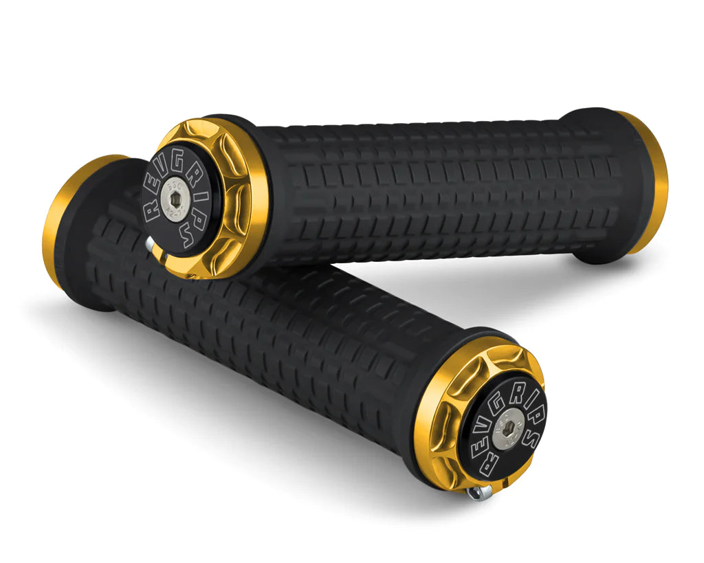 folding grip-enhancing bike grips-RevGrips Pro Series Standard - Small - Black-Gold