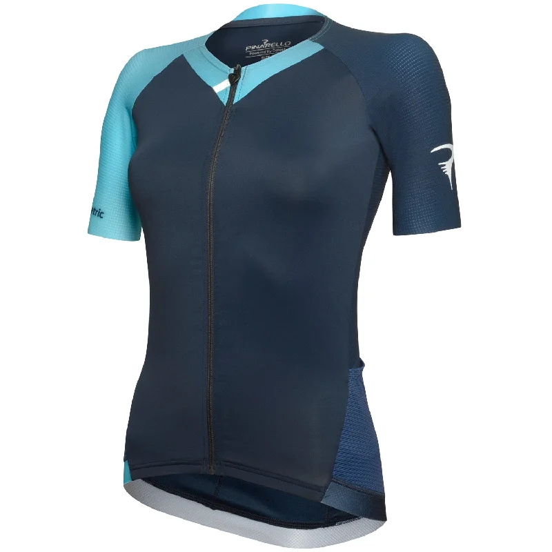 cycling clothing with fuzzy lining-Maglia Donna Pinarello Star - Blu