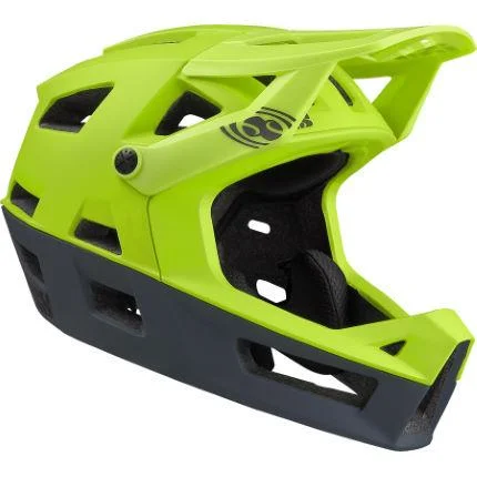 Bicycle helmet wellness tool-iXS Trigger Full Face Helmet - Lime