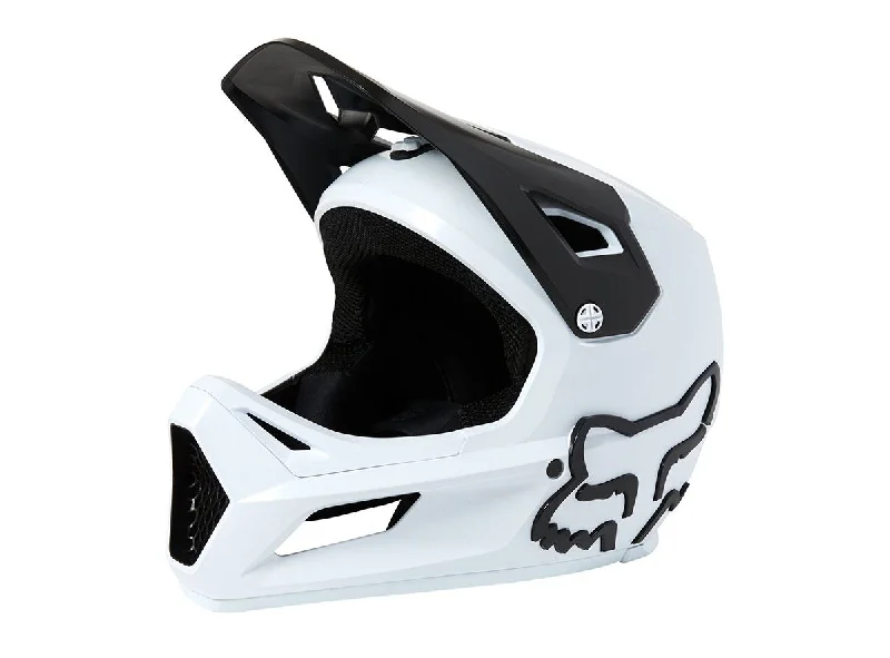 Bicycle helmet cultural fit-Fox Racing Rampage Full Face Helmet - White