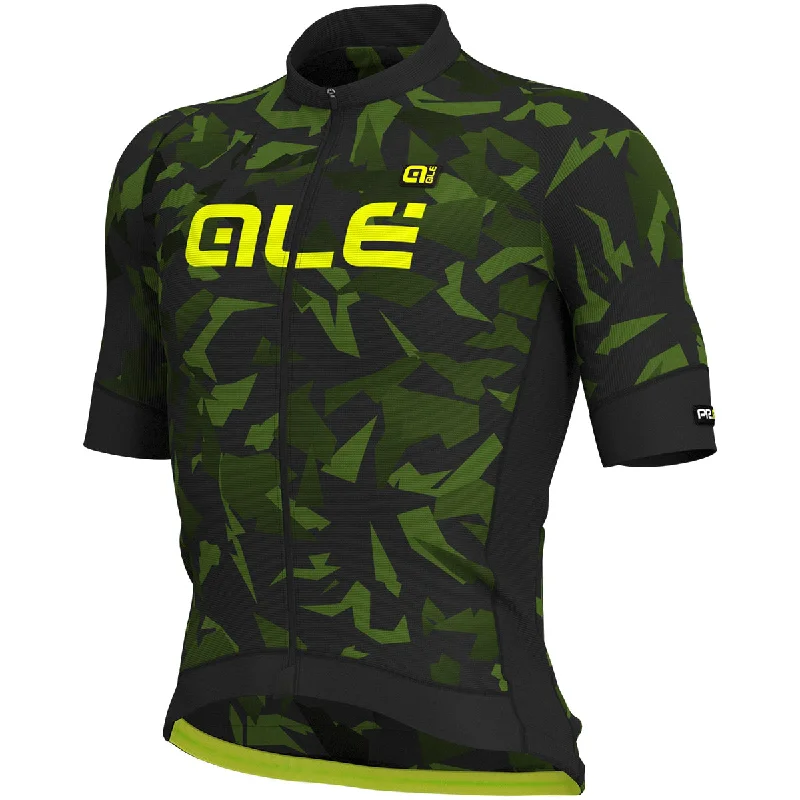 designer cycling clothing lines-Maglia Ale Graphics PRR Glass - Verde