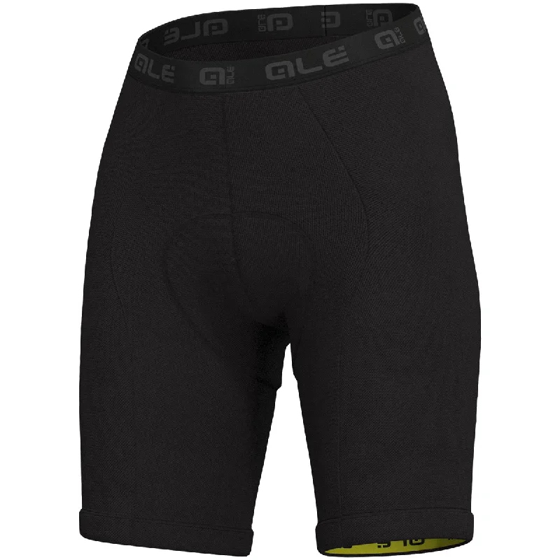 cycling clothing with cushioned seats-Boxer donna Alè Enduro - Nero