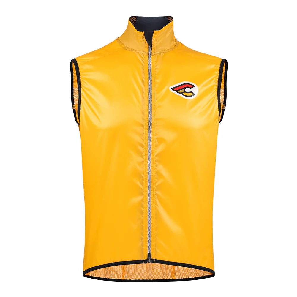 cycling clothing with fresh vibe-Gilet Cinelli Supercorsa - Giallo