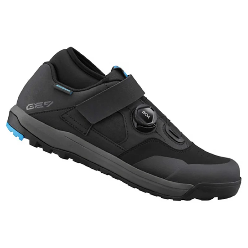 cycling clothing for trail safety-Scarpe mtb Shimano GE9 - Nero