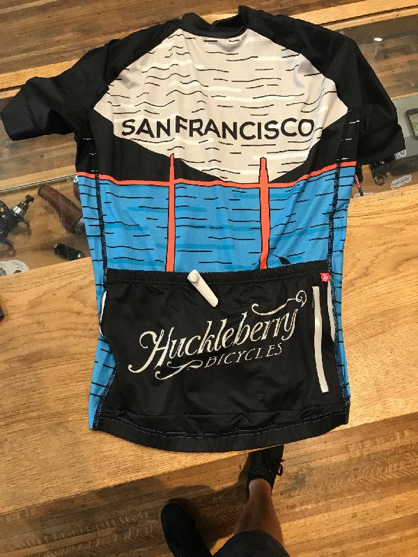 cycling clothing with loud badges-San Francisco Women's Jersey