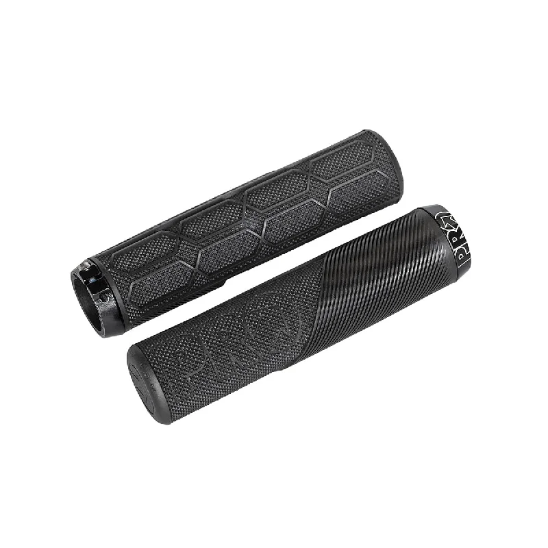 replaceable elite bicycle grips-Pro Lock On Trail Grips - Black