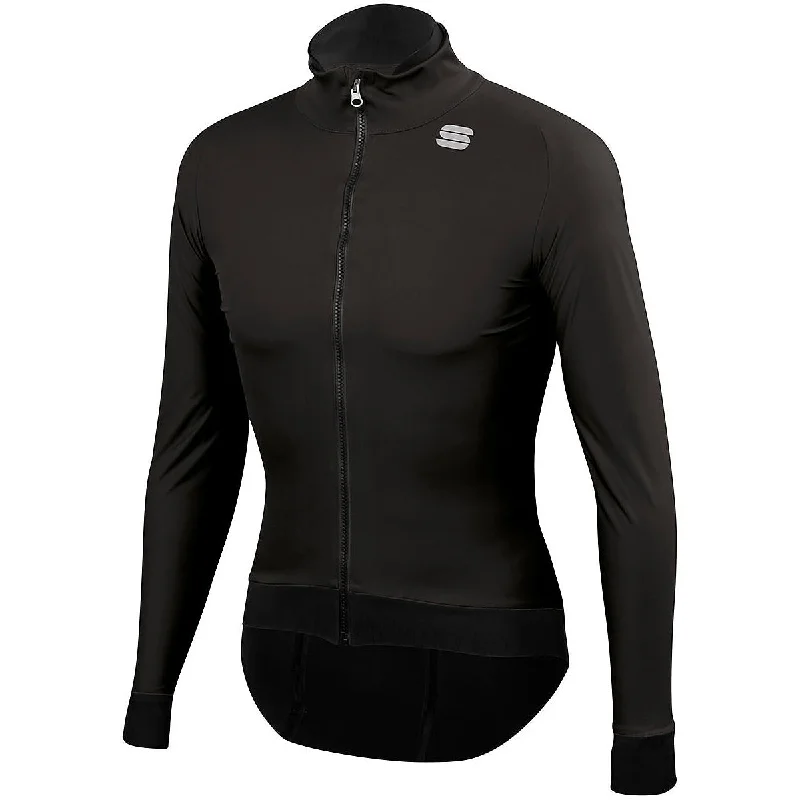 cycling clothing with raised necks-Giacca Sportful Fiandre Pro - Nero