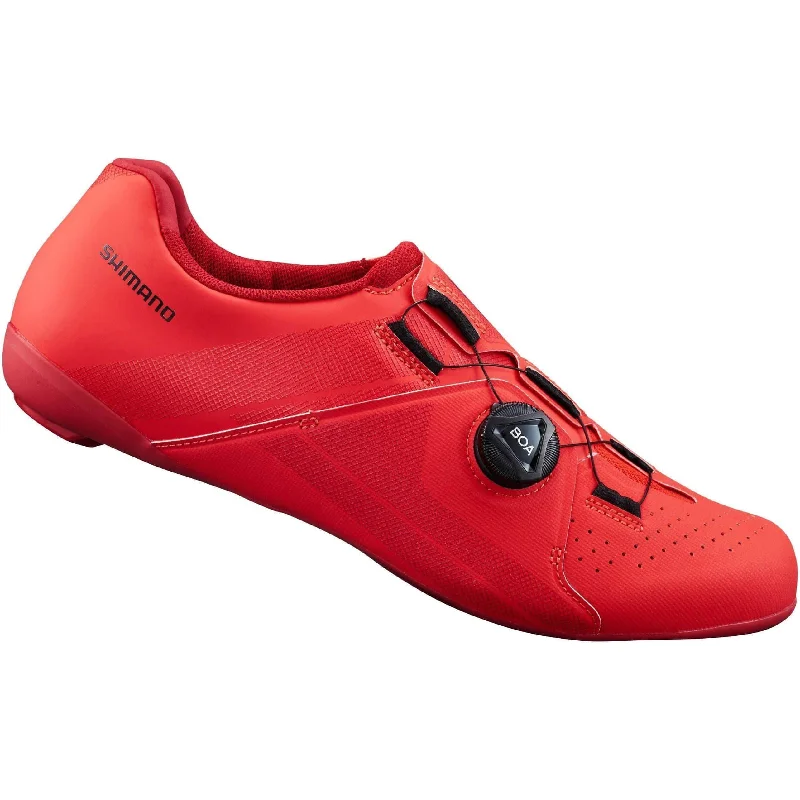 cycling clothing with cozy layers-Shimano RC300 Road Cycling Shoes - Red