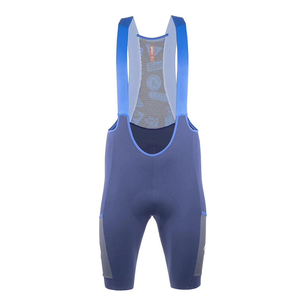 cycling clothing with deep padding-Salopette Cinelli Gravel - Blu