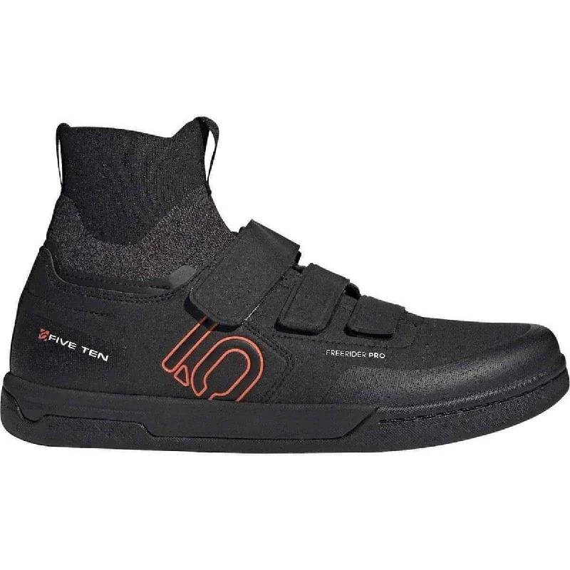 cycling clothing for fast trades-Five Ten FreeRider Pro MID VCS Mens MTB Cycling Shoes - Black