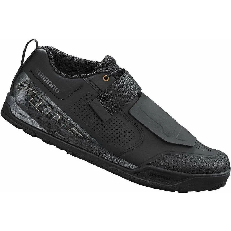 cycling clothing with solid fabric-Shimano AM903 MTB Cycling Shoes - Black