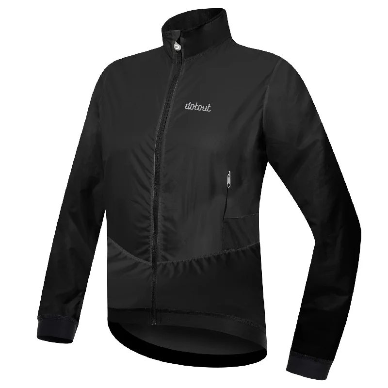 cycling clothing for low-cost buys-Mantellina donna Dotout Tempo - Nero