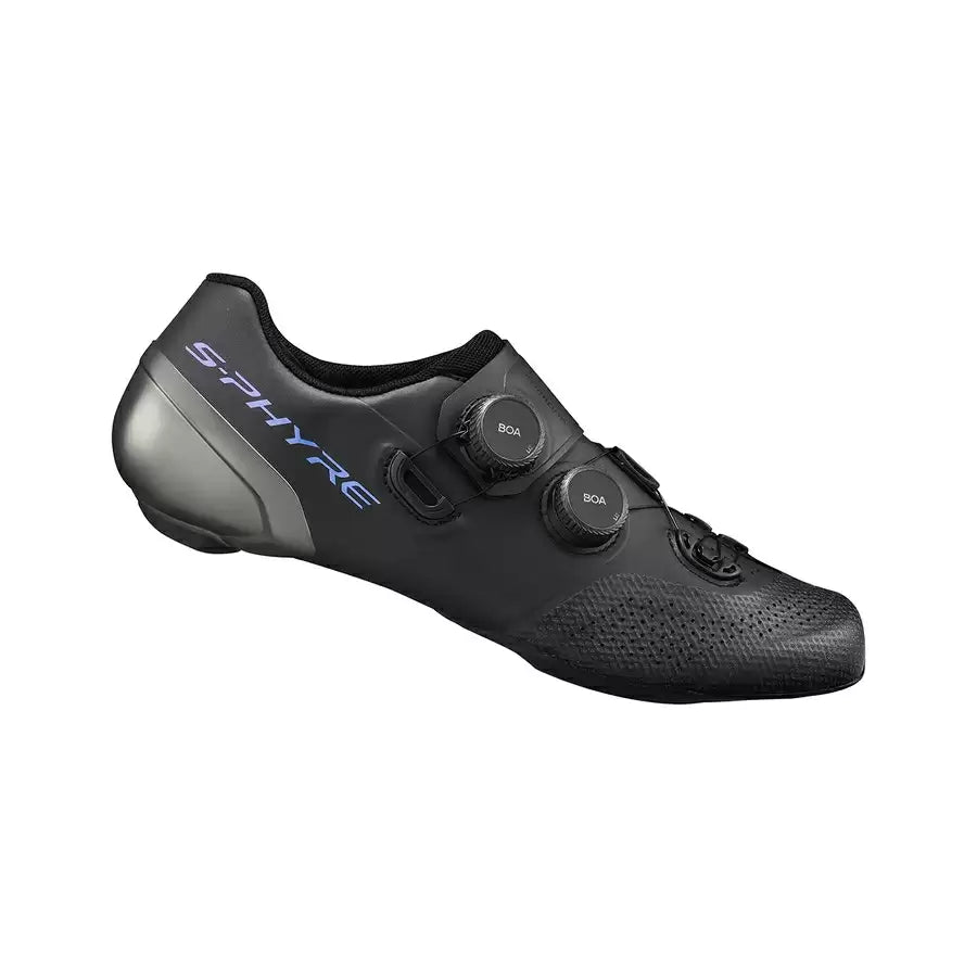 cycling clothing for hot spins-Shimano RC902 Sphyre Road Shoe - SMU - Wide - Black