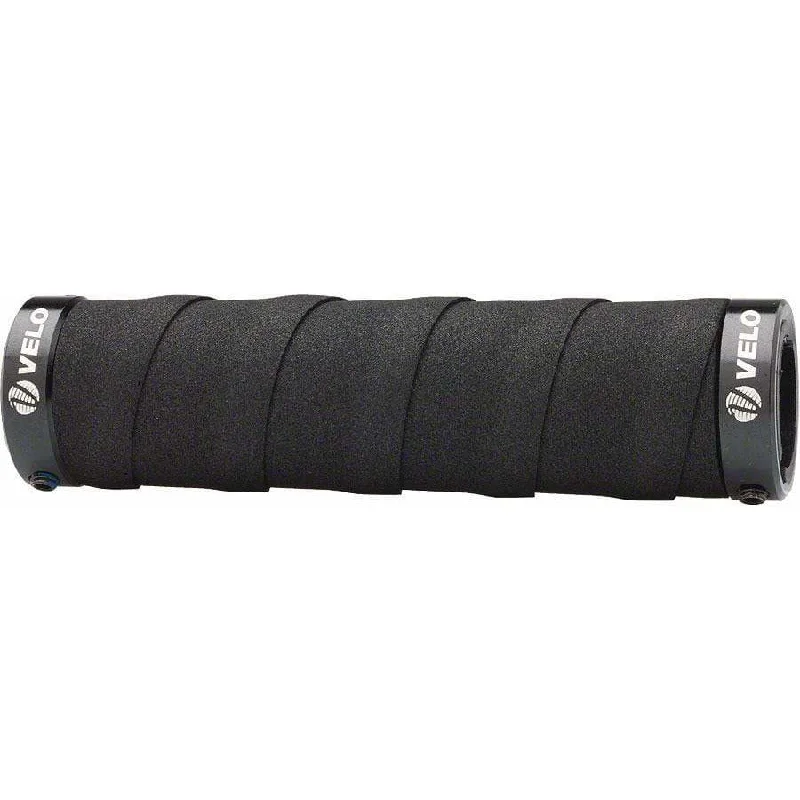 racing slide-on bike grips-Attune Bike Handlebar Grips - Black, Lock-On